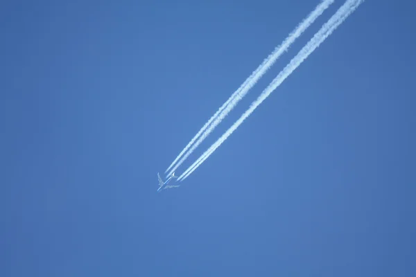 stock image Contrails in the sky