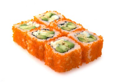 Japanese roll california clipart