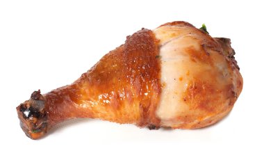 Fried chicken leg clipart