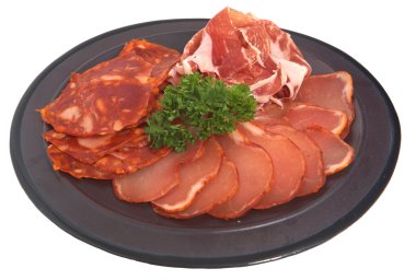 Mixed bacon meat clipart