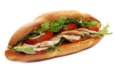 Turkey breast sandwich clipart