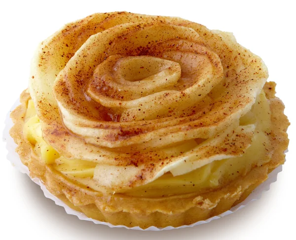 Τριαντάφυλλο κρέμα κέικ — Φωτογραφία Αρχείου