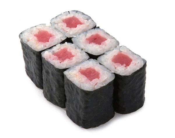 Rolo japonês com atum — Fotografia de Stock
