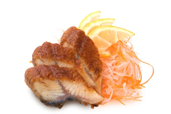 Japanska sushimi raw ål — Stockfoto