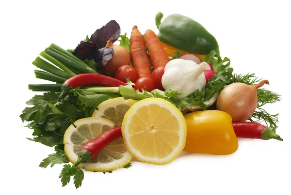 Свежие овощи. Зеленые вещи . — стоковое фото