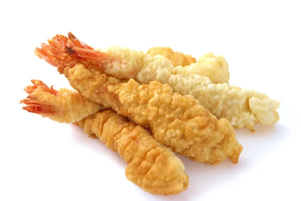 Gamberetti fritti tempura — Foto Stock