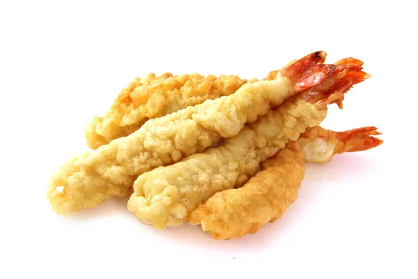 Gebratene Shrimps tempura — Stockfoto