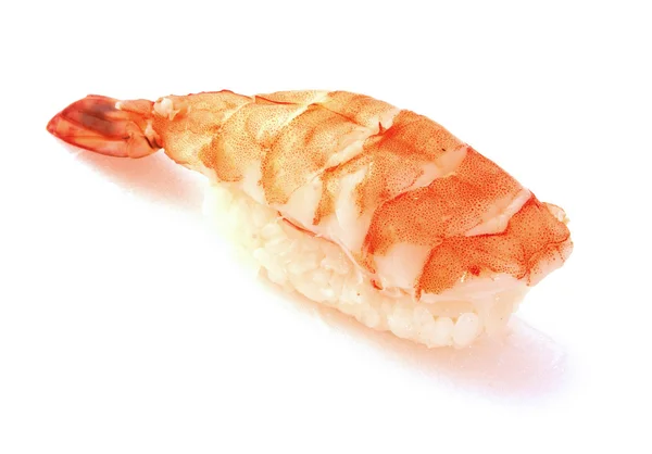 Japansk sushi med räkor — Stockfoto