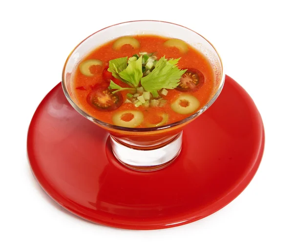 Gaspacho soep — Stockfoto