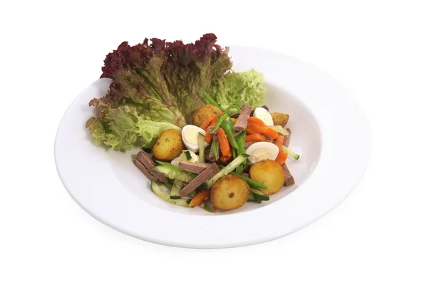 Salat mischen — Stockfoto
