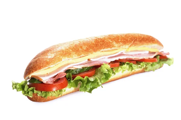 Ham submarin sandwich — Stock Photo, Image