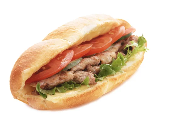 Meat sandwich — Stock Photo, Image