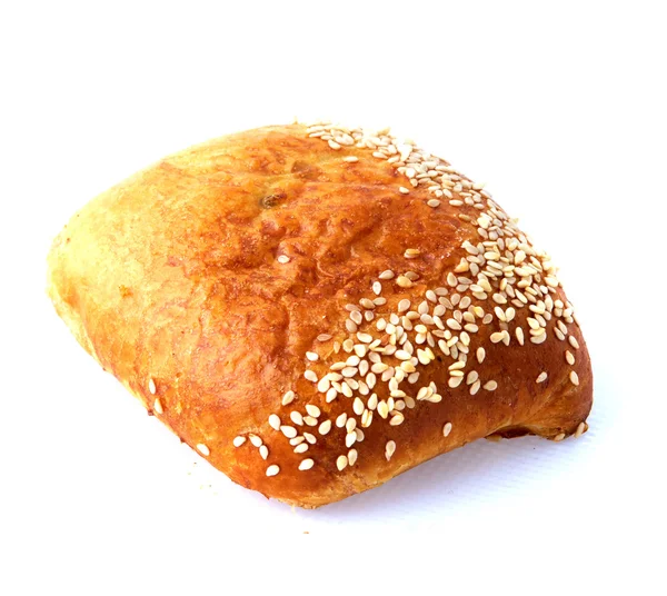 Uzbečtina a asijských koláčů s jehněčím, samsa — Stock fotografie
