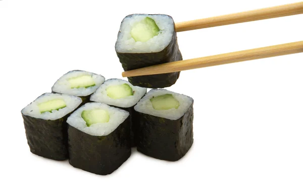 Japon rulo ile avokado — Stok fotoğraf