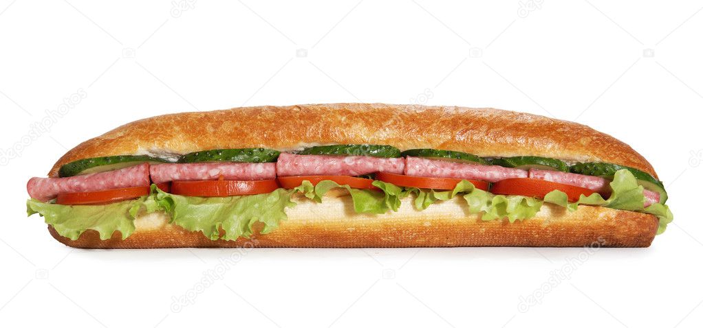 Salami sandwich
