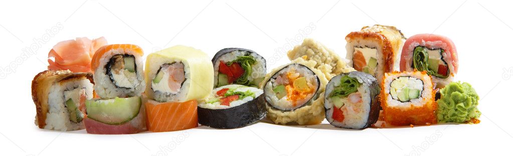 Japanese maki mix rolls assorted