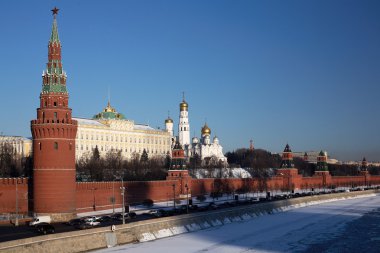 Moskova Kremlin kışın