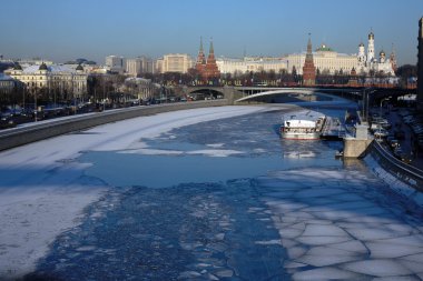 Moskova Kremlin kışın