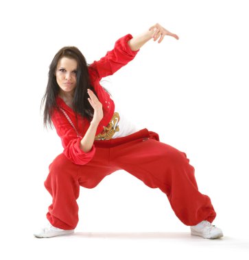 Hip hop dancer clipart