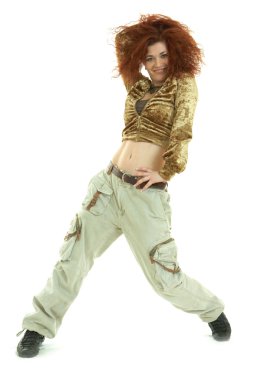 Hip hop dancer clipart