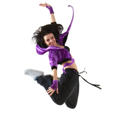 Hip hop dancer clipart