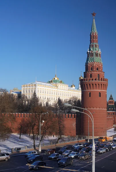 Μόσχα Κρεμλίνο το χειμώνα — Φωτογραφία Αρχείου