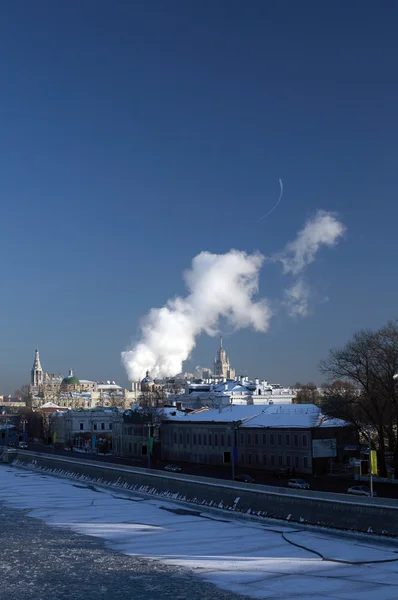 Oude Moskou in de winter — Stockfoto