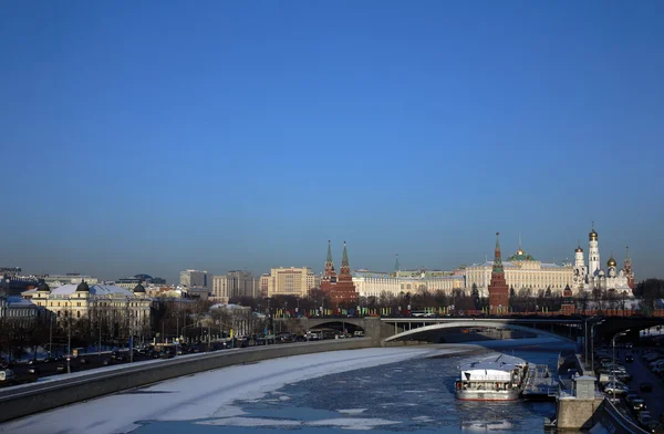 Moscow Kremlin in winter — Stock Photo, Image