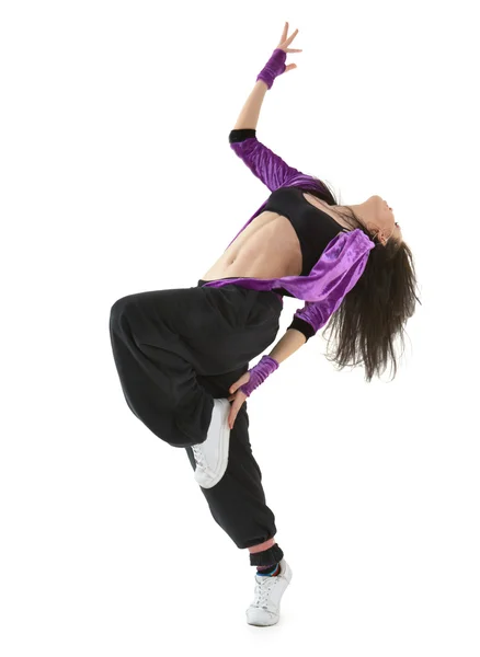 Jovem dançarina de r 'n' b — Fotografia de Stock