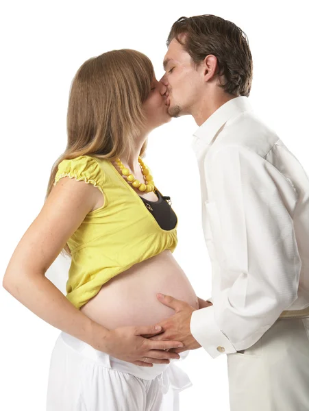 Paarschwangerschaft — Stockfoto