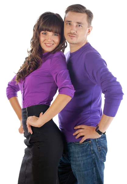 Young couple man and woman — Stock Photo, Image