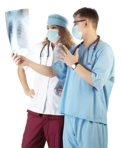Surgeon and Doctor — Stock Photo, Image