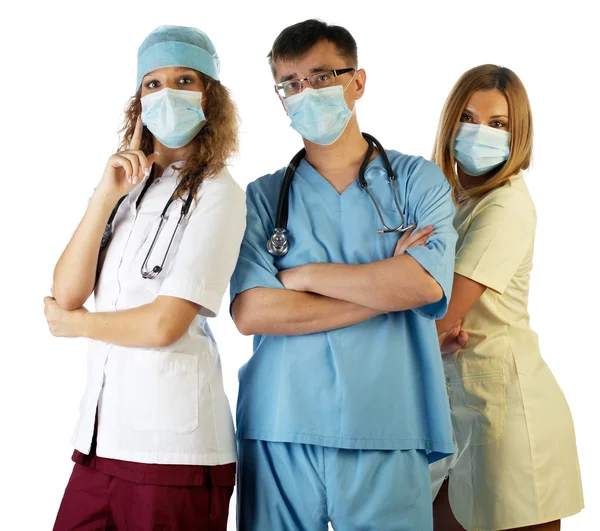 Chirurg Arzt Krankenschwester — Stockfoto