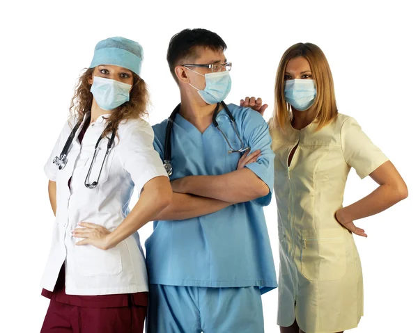 Chirurg Arzt Krankenschwester — Stockfoto