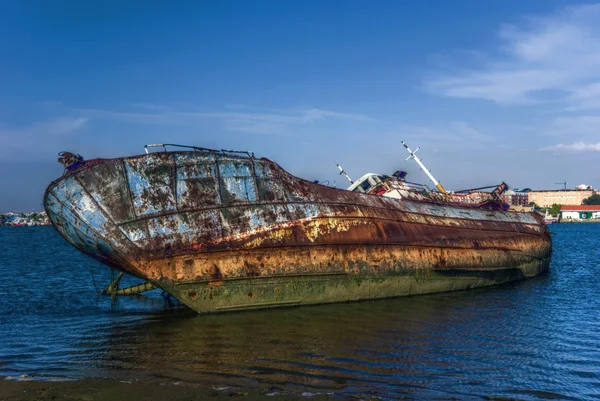 Ship wreck in Spain. — Stock Photo, Image