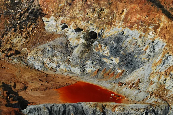 Asit maden drenajı — Stok fotoğraf
