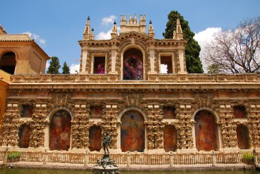 The Alcazar, Seville, Spain. clipart