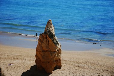 Praia da Rocha in Portimao, Algarve. clipart