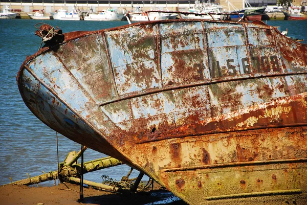 Old hull, ship wreck. — Stock Photo, Image