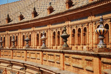 Sevilla 'daki Plaza de Espana.