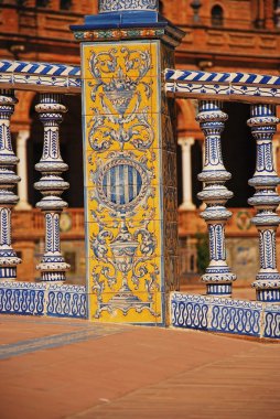 Sevilla 'daki Plaza de Espana.