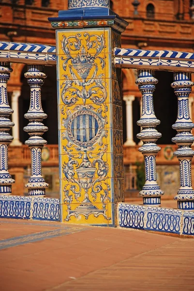 Площадь Испании в Севилье — стоковое фото