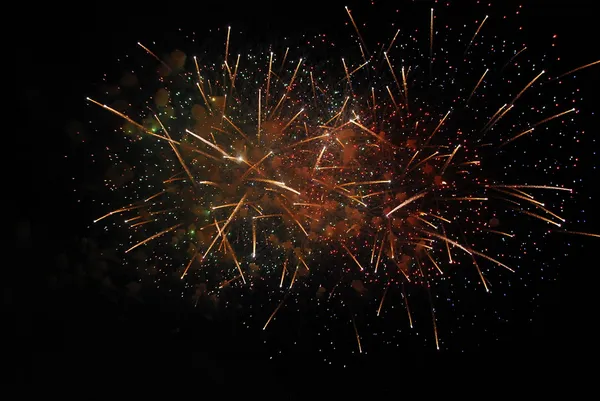Heart of Fire, Fireworks in Spain — Stock Photo, Image
