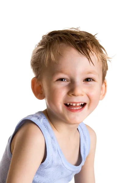 Маленький счастливый ребенок — стоковое фото