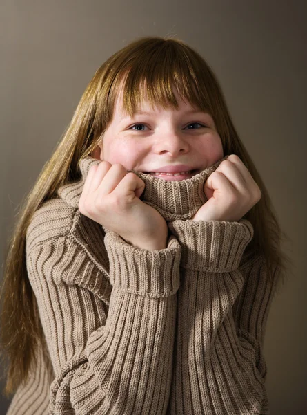 Menina adolescente alegre — Fotografia de Stock