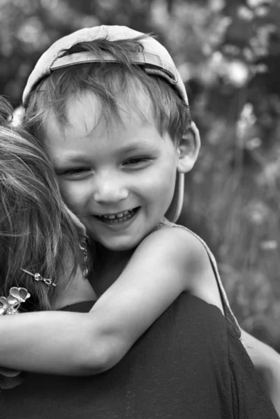 Küçük bir çocuğun mutluluğu — Stok fotoğraf
