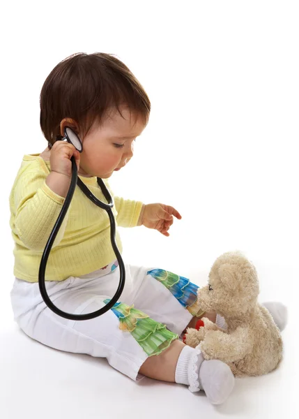 Baby-Arzt lizenzfreie Stockbilder