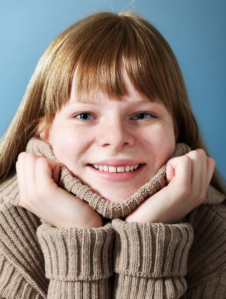 Happy teenage girl — Stock Photo, Image