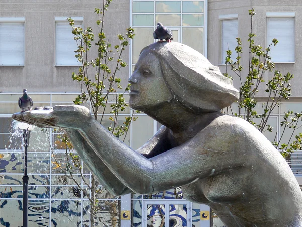 stock image Sculpture and dove