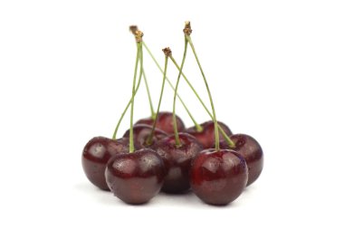 Red cherries. clipart